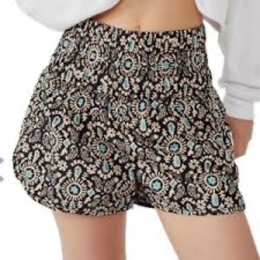 Free People Movement The Way Home Shorts Black & Blue XS